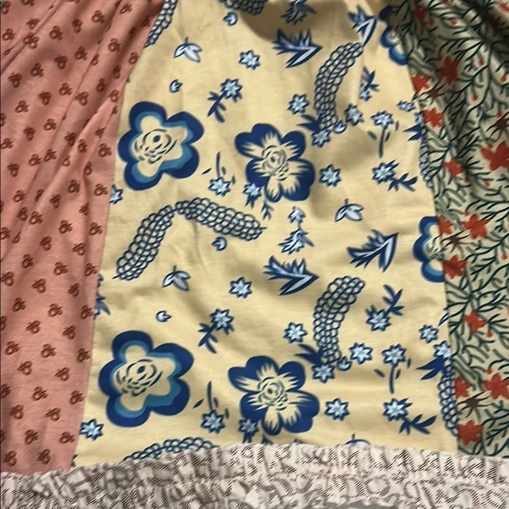 Floral Patchwork Kids Dress